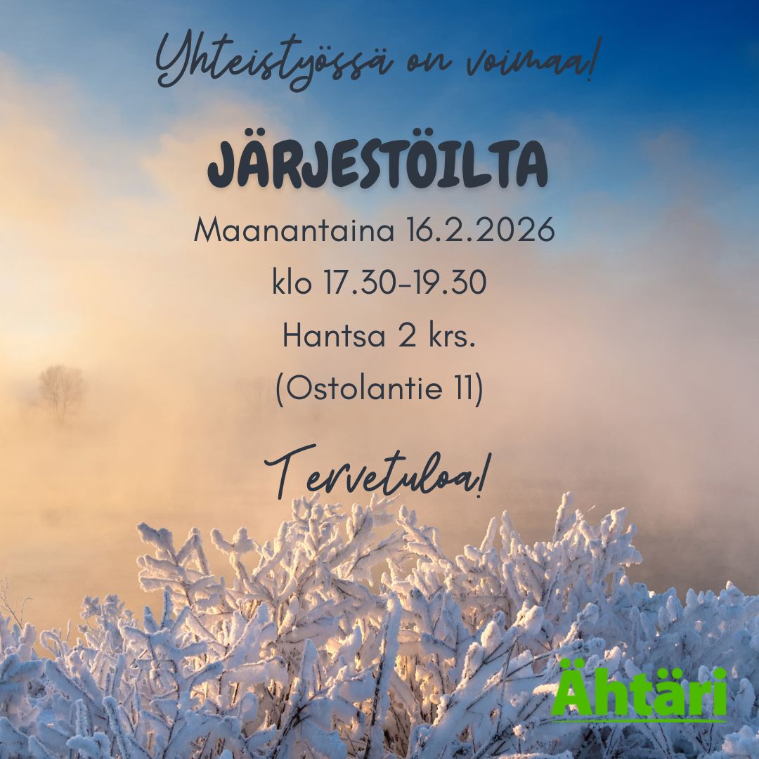 Järjestöilta 2026 nettiin