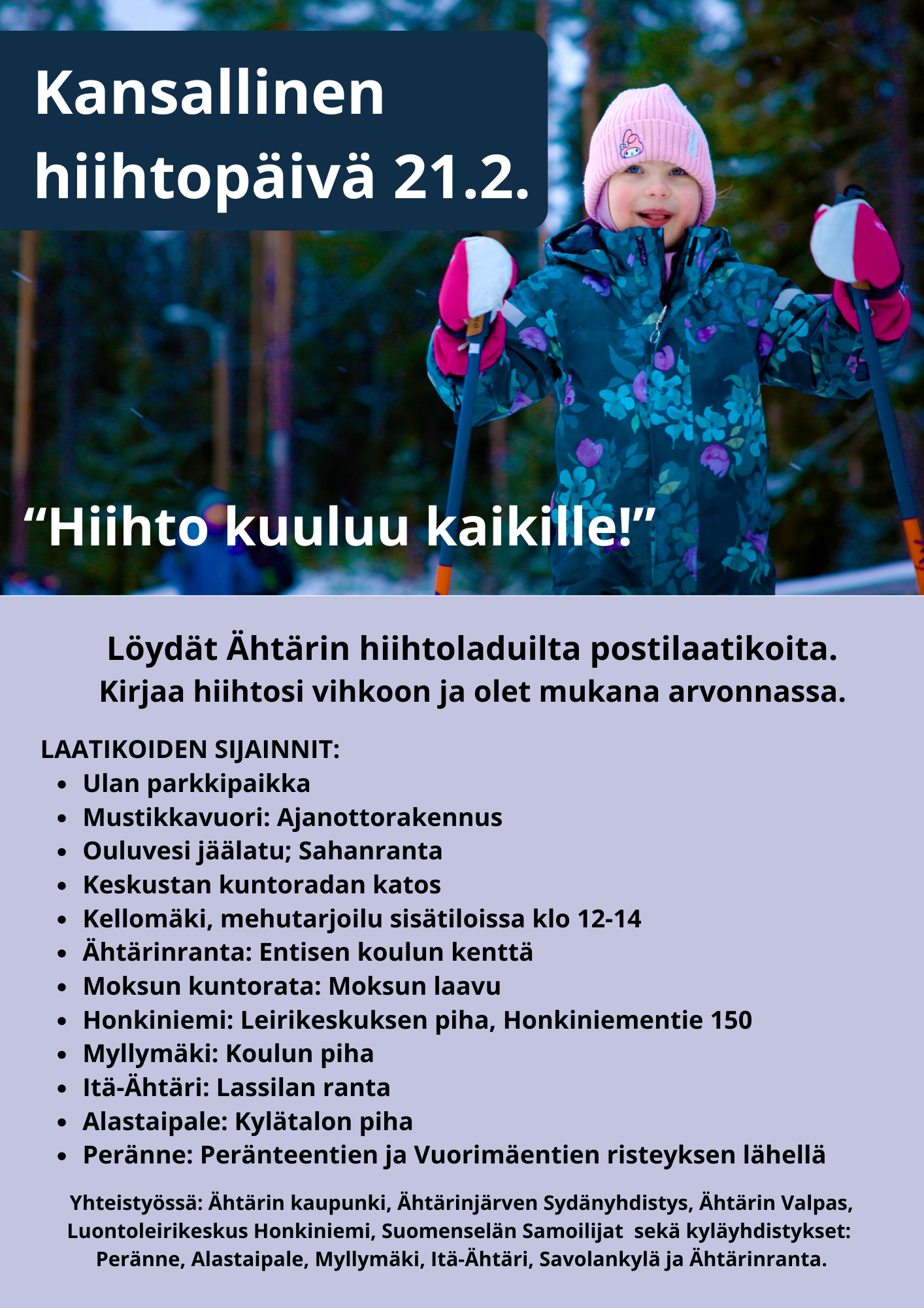 Kansallinen hiihtopäivä 2026 korjaus