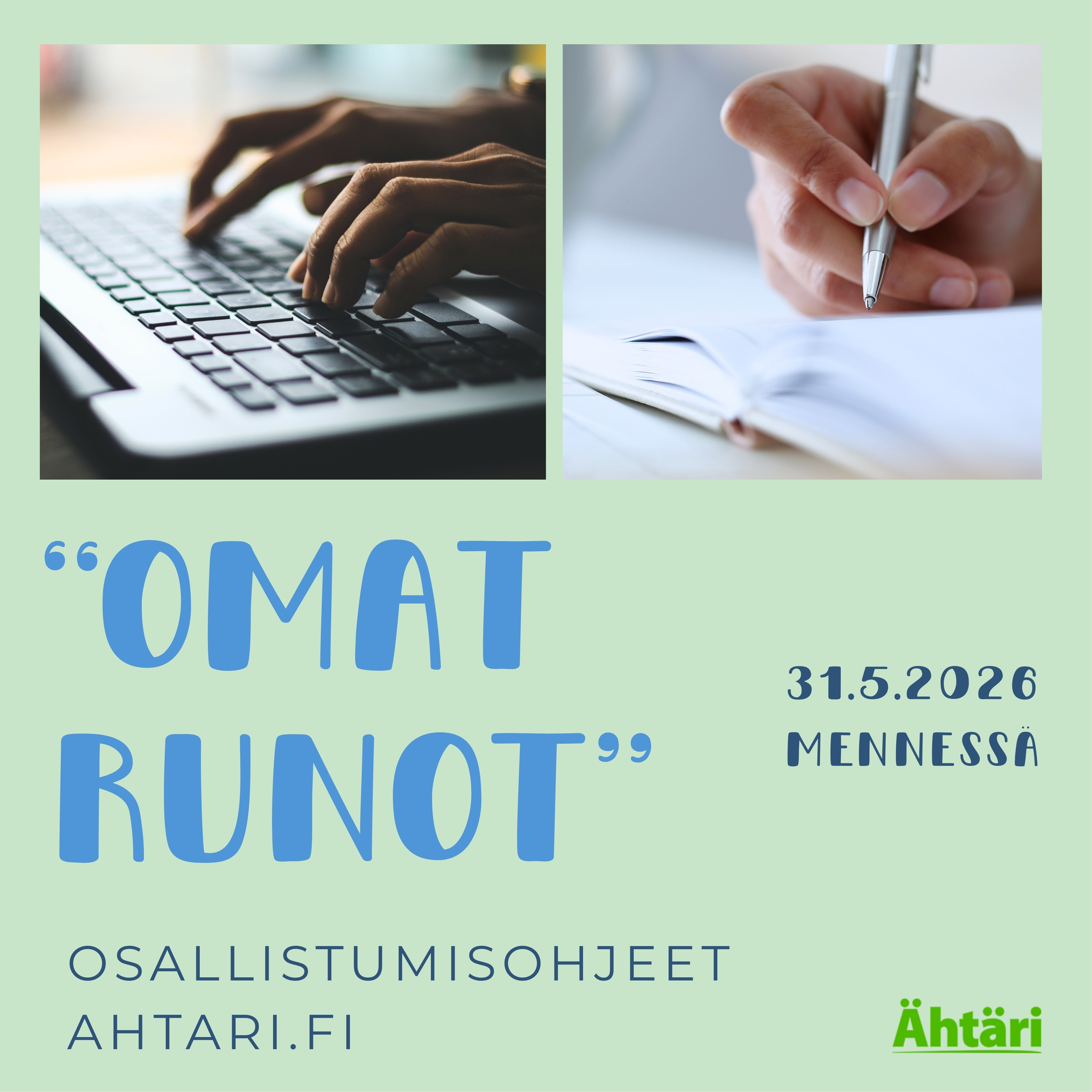 OMAT RUNOT Ylävesien yö 2026 selkokuva